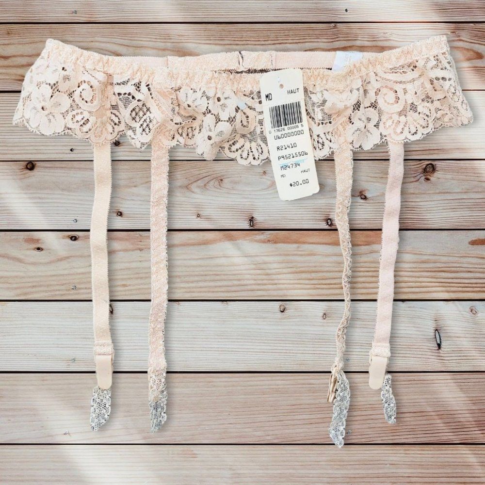 K2 vintage Victoria's Secret garter belt new nwt lace one size
